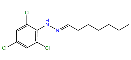 Heptanal 2,4,6-trichlorophenylhydrazone